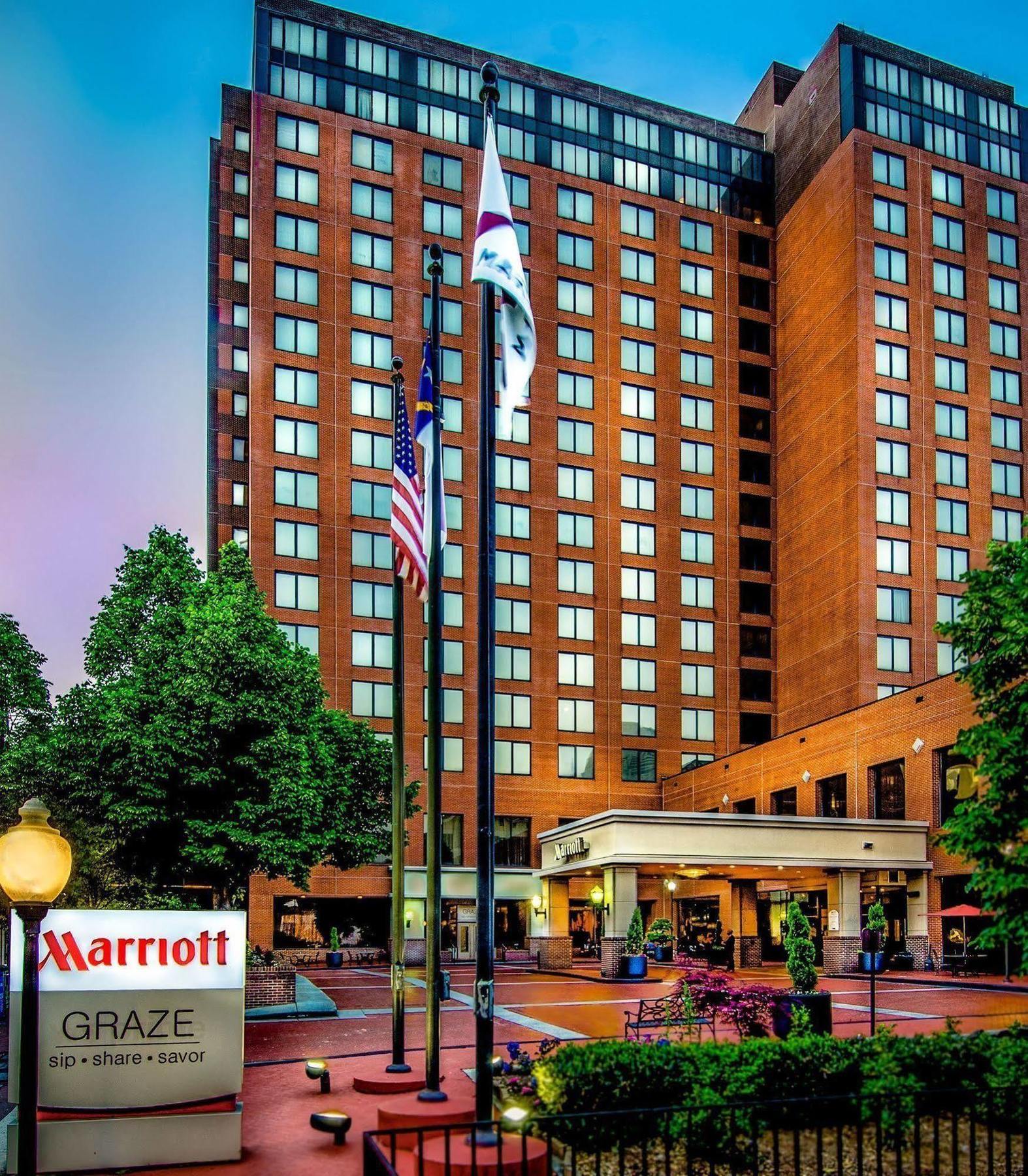 Winston-Salem Marriott Hotel Eksteriør billede